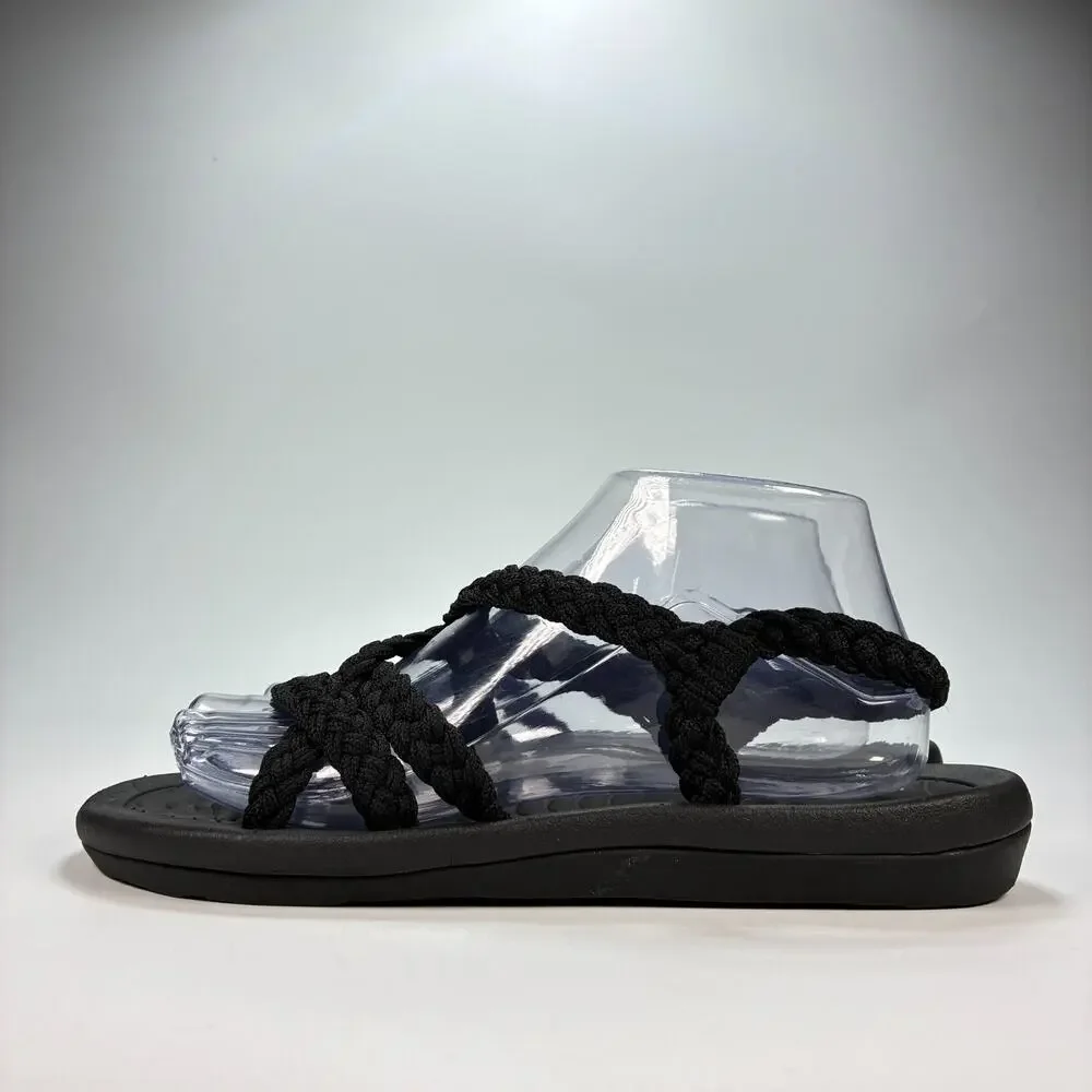 Megnya Black Hiking Arch Support Comfortable Outdoor Sandals Women's Size 8 - Picture 4 of 8
